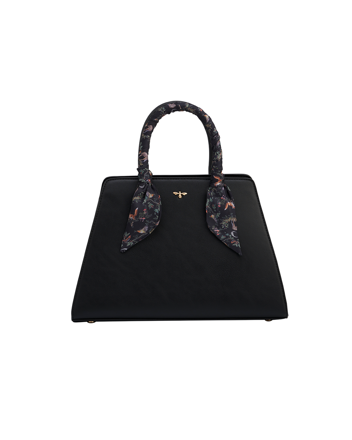 Fable England Grace Structured Tote, Main, color, Black