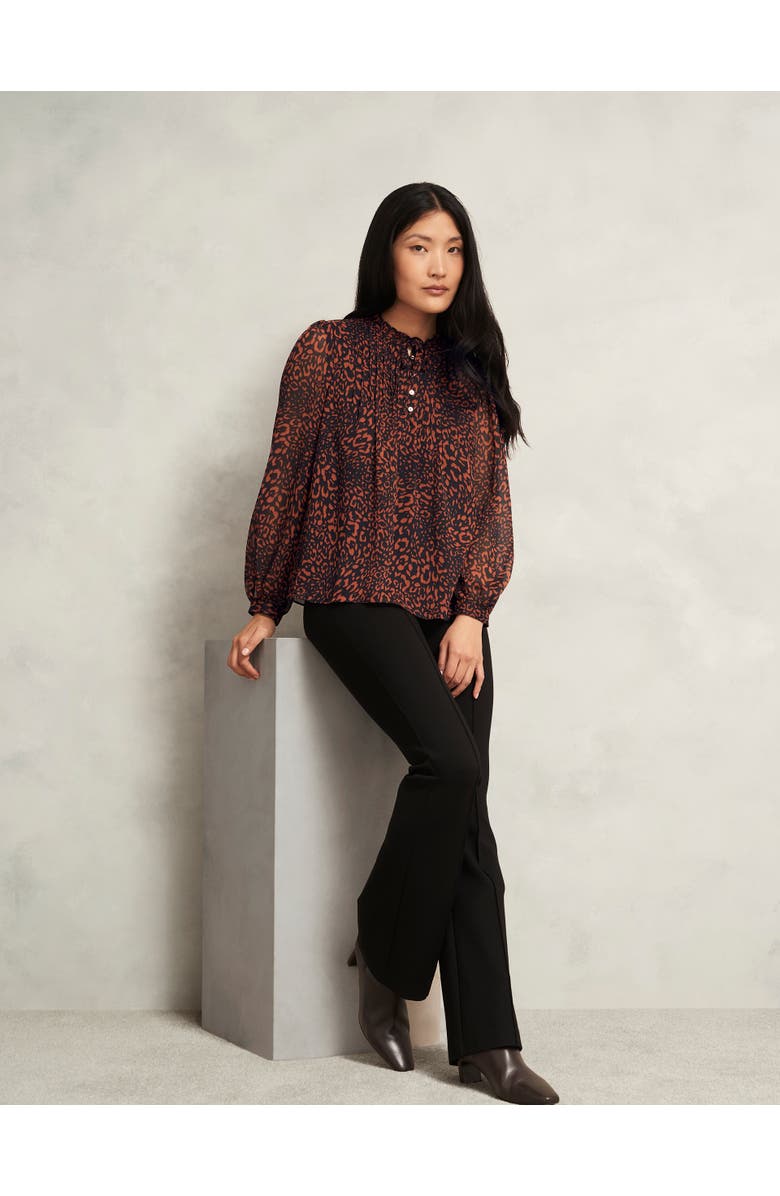 HOBBS LONDON Carolina Blouse, Alternate, color, Black Copper