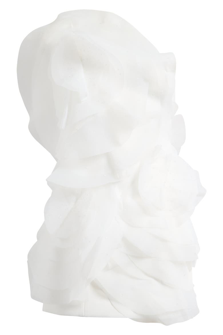 Cotwall One-Shoulder Minidress, Alternate, color, IVORY