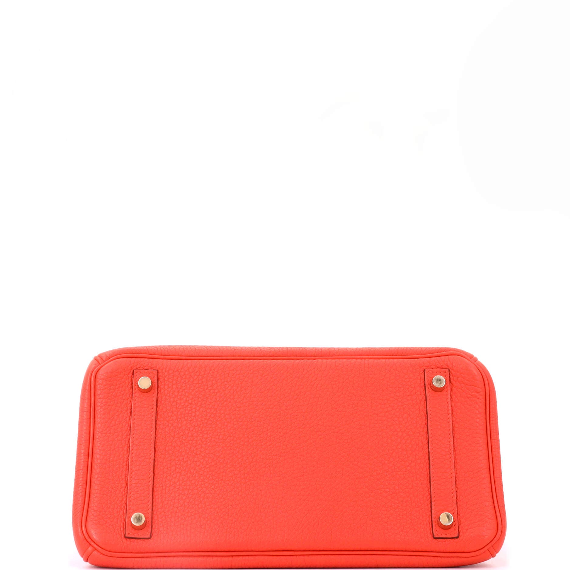 Birkin Handbag Orange Togo with Gold Hardware 30, Alternate, color, Red