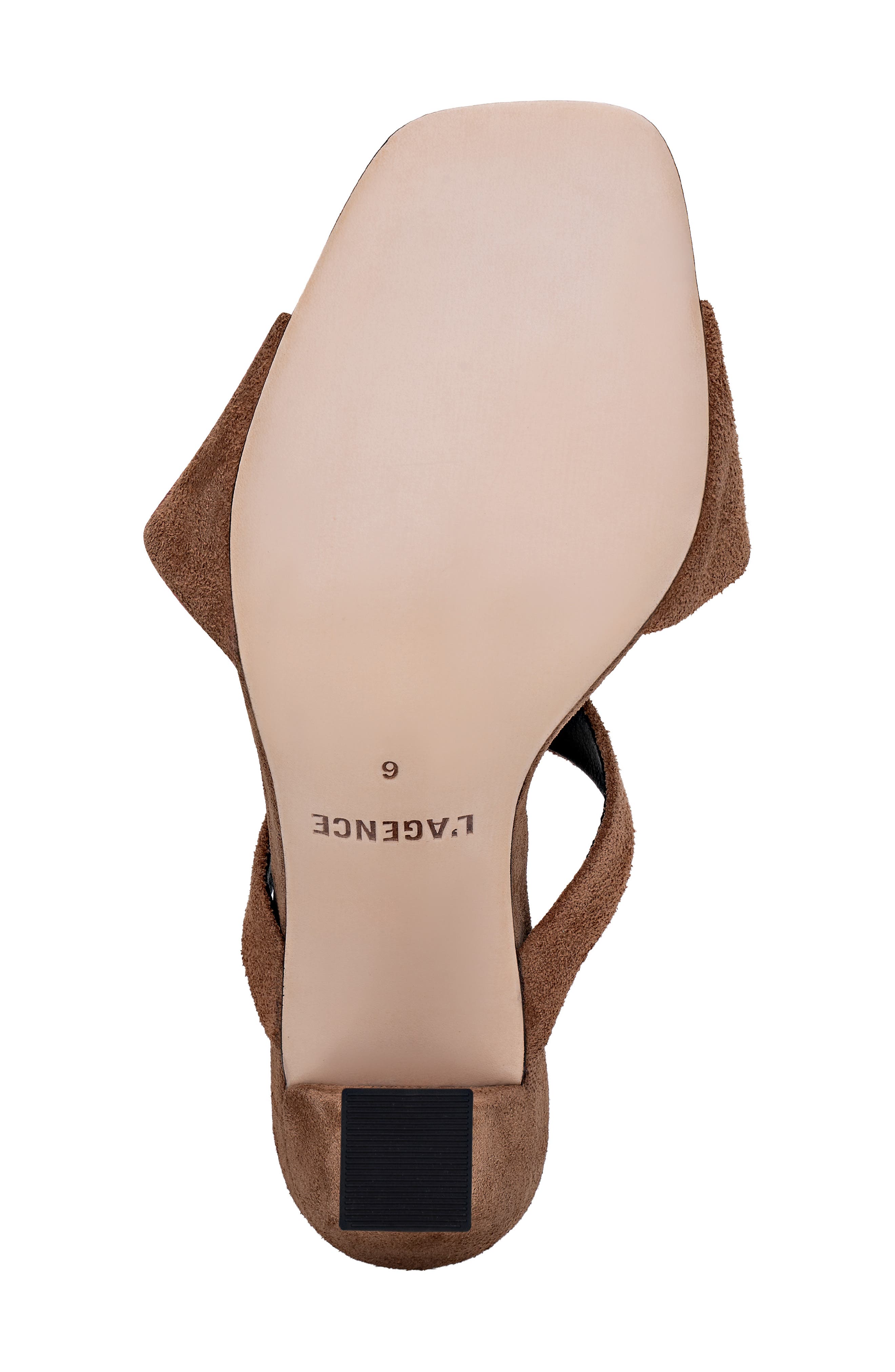 L'AGENCE Mirabelle Slide Sandal, Alternate, color, Sand Suede