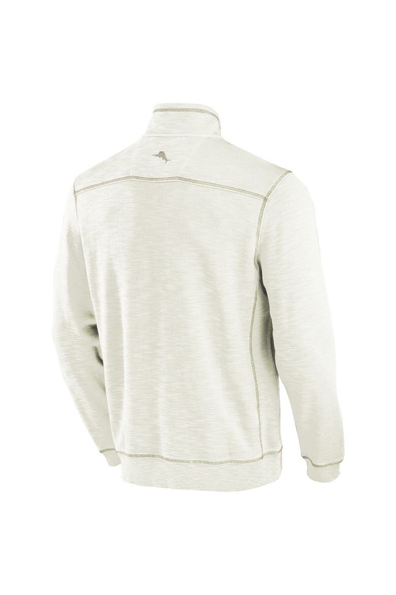 Men's Tommy Bahama Cream Colorado Buffaloes Tobago Bay Half-Zip Top, Alternate, color, Cream