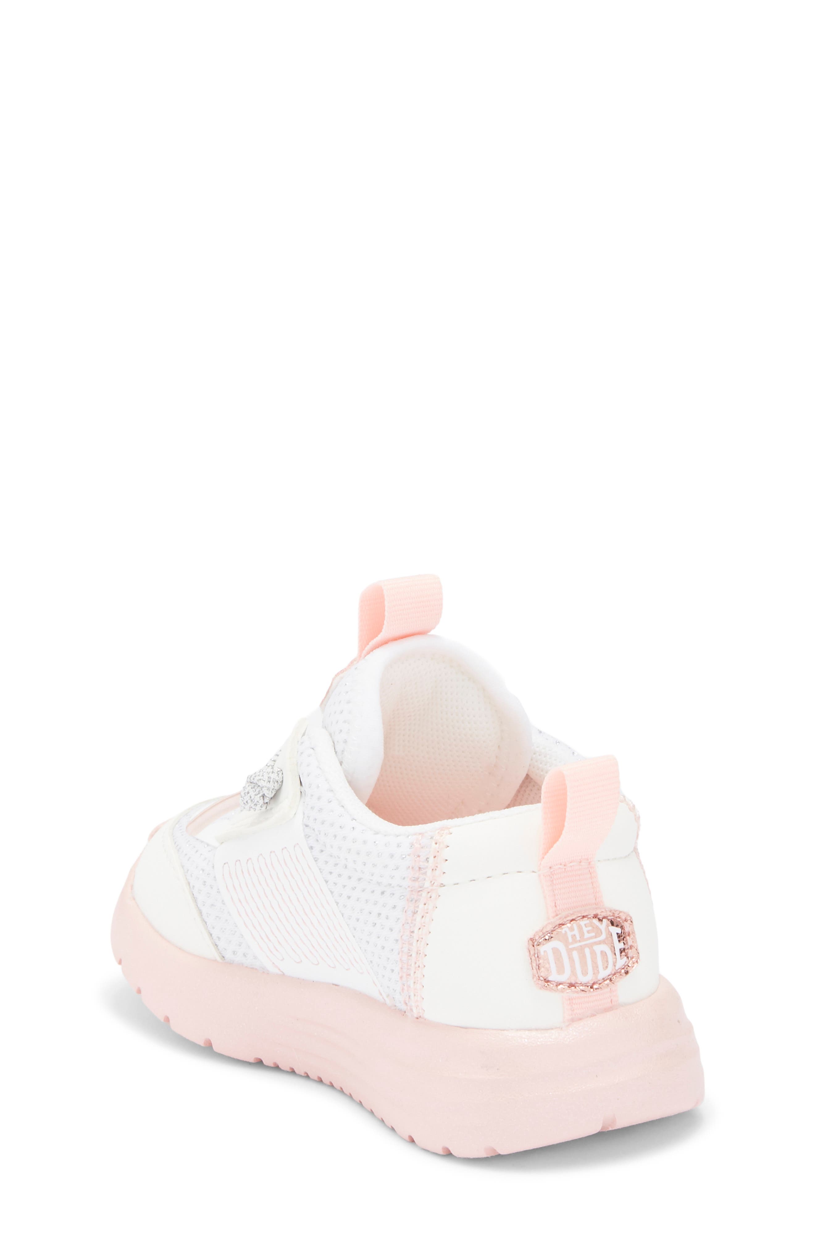 Hey Dude Kids' Sirocoo Play Sneaker, Alternate, color, Pastel Ombre White/ Pink