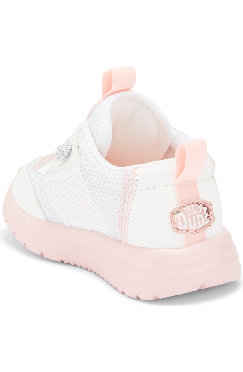 Hey Dude Kids' Sirocoo Play Sneaker, Alternate, color, Pastel Ombre White/ Pink