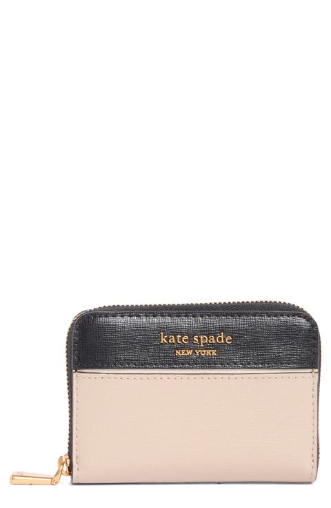 morgan colorblock saffiano leather wallet