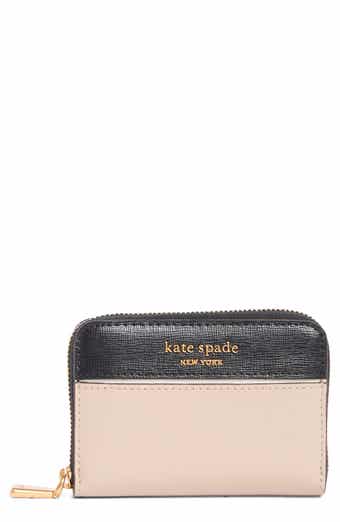 morgan colorblock saffiano leather wallet