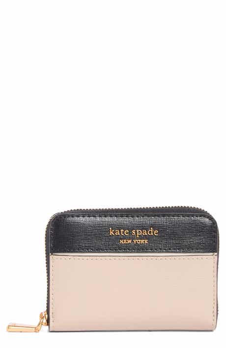 morgan colorblock saffiano leather wallet