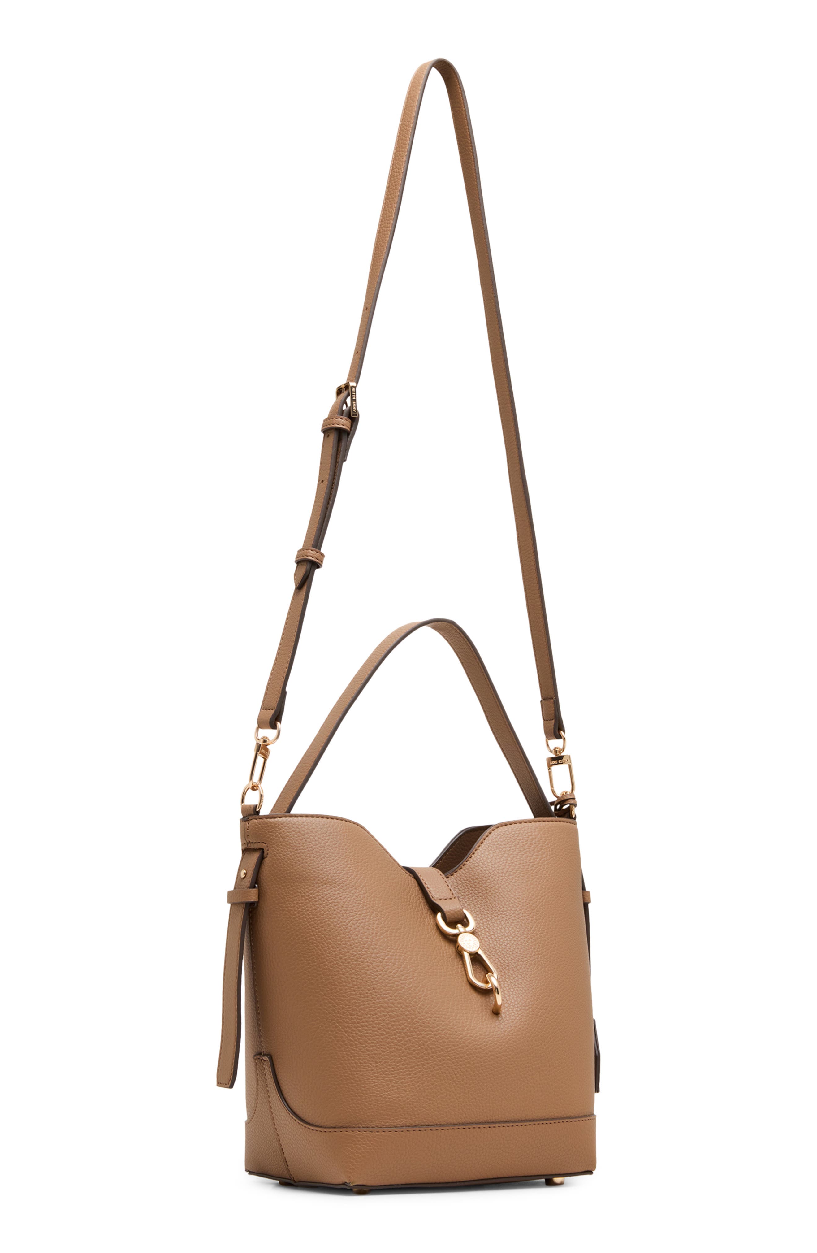 Anne Klein Bucket Bag, Alternate, color, Mocha