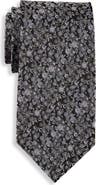 Synrgy by DXL Big & Tall Mini Camo Floral Print Tie