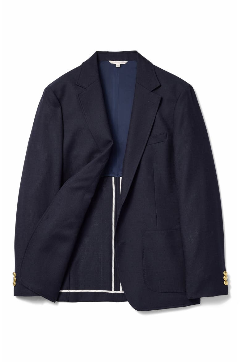 Alma Mater Wool Blazer, Alternate, color, COLLEGIATE NAVY BLUE