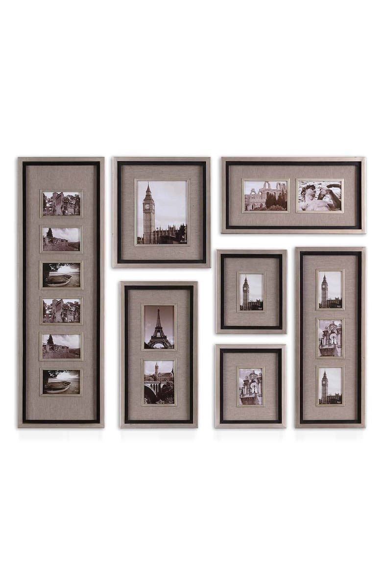Uttermost Massena Set of 7 Picture Frames, Main, color, 