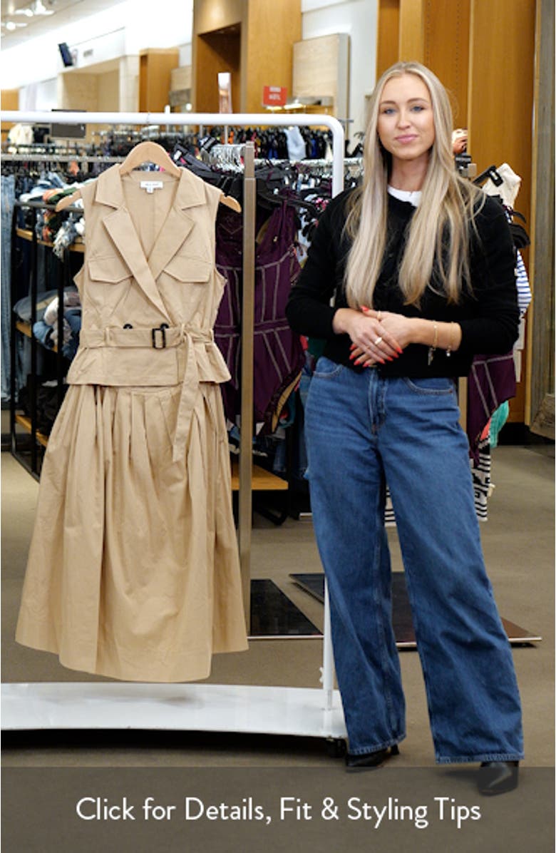 Halter Neck A-Line Midi Dress, sales video thumbnail