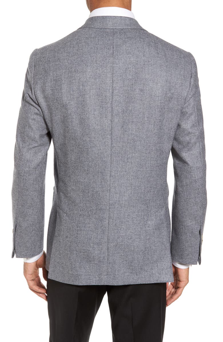 Hickey Freeman Classic B Fit Wool & Cashmere Blazer, Alternate, color, 