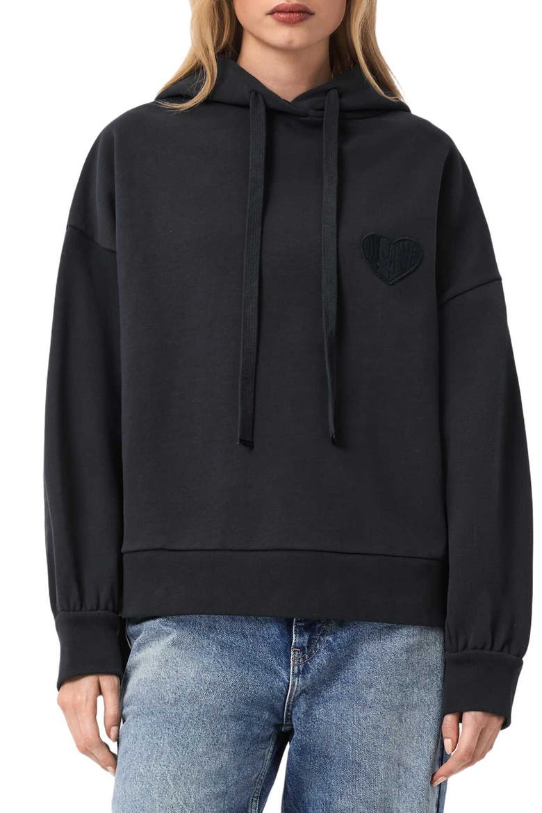Lover Eli Cotton Hoodie, Alternate, color, GRAPHITE BLUE