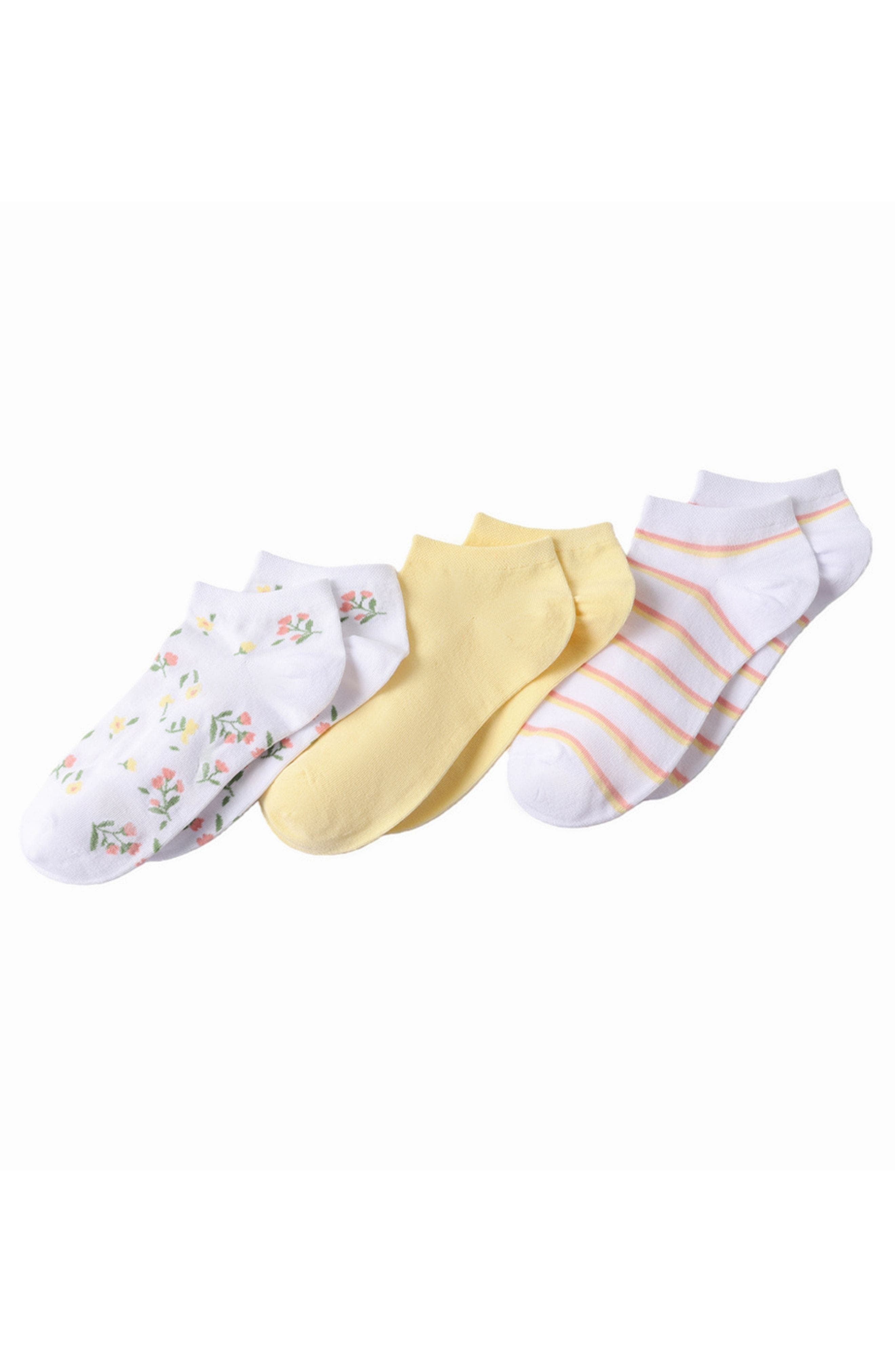 White-Pale Yellow-Coral