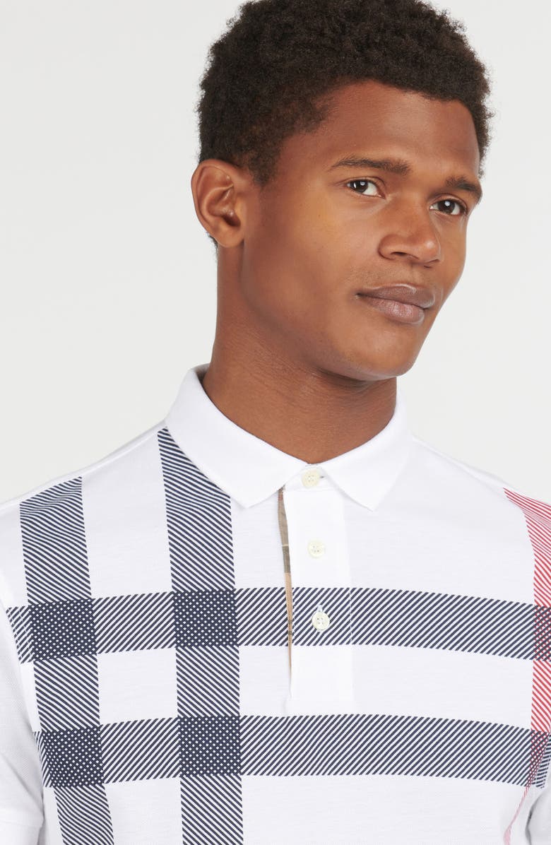 Barbour Blaine Tartan Polo, Alternate, color, White