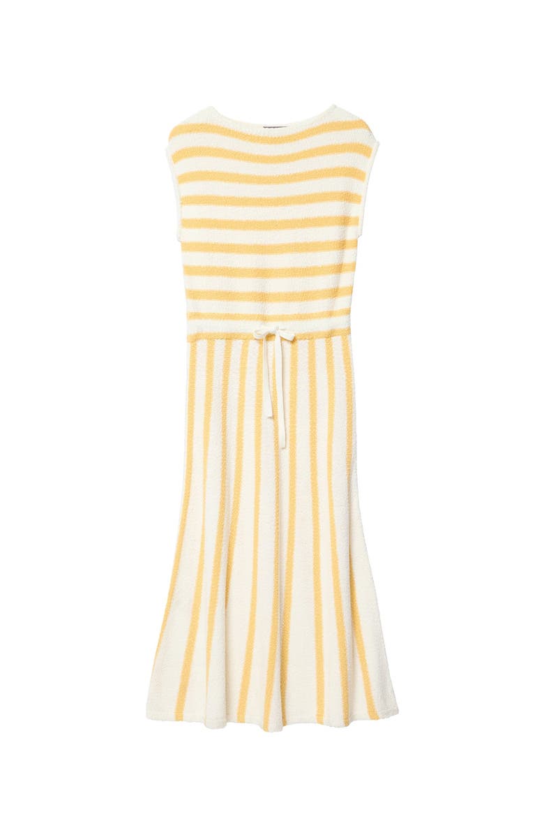 MINT VELVET Cotton Blend Striped Midi Dress, Alternate, color, Yellow