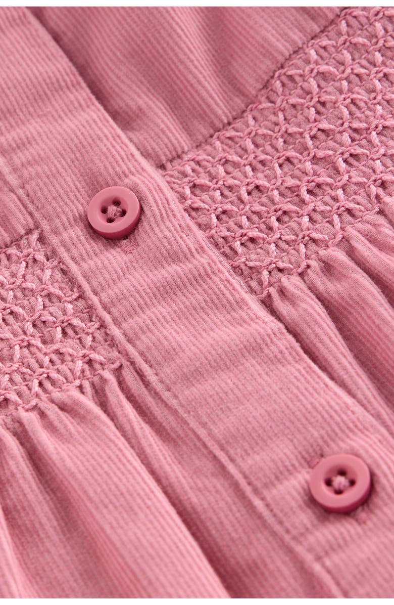 Mini Boden Kids' Scallop Collar Corduroy Shirt, Alternate, color, Pink Cord