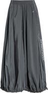 Balenciaga Balloon Cotton & Nylon Techno Poplin Track Skirt