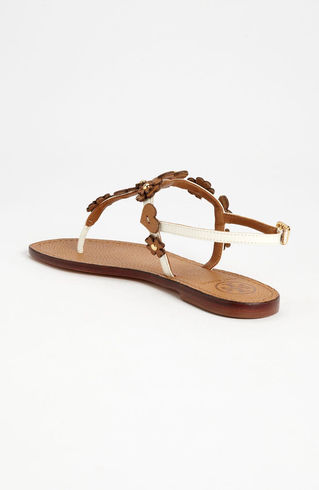 'Cori' Thong Sandal, Alternate, color, IVORY ROYAL TAN