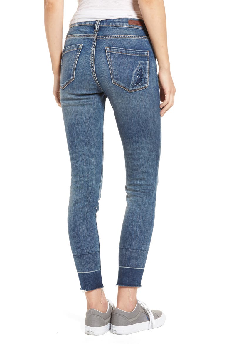 Ankle Skinny Jeans, Alternate, color, DARK WASH