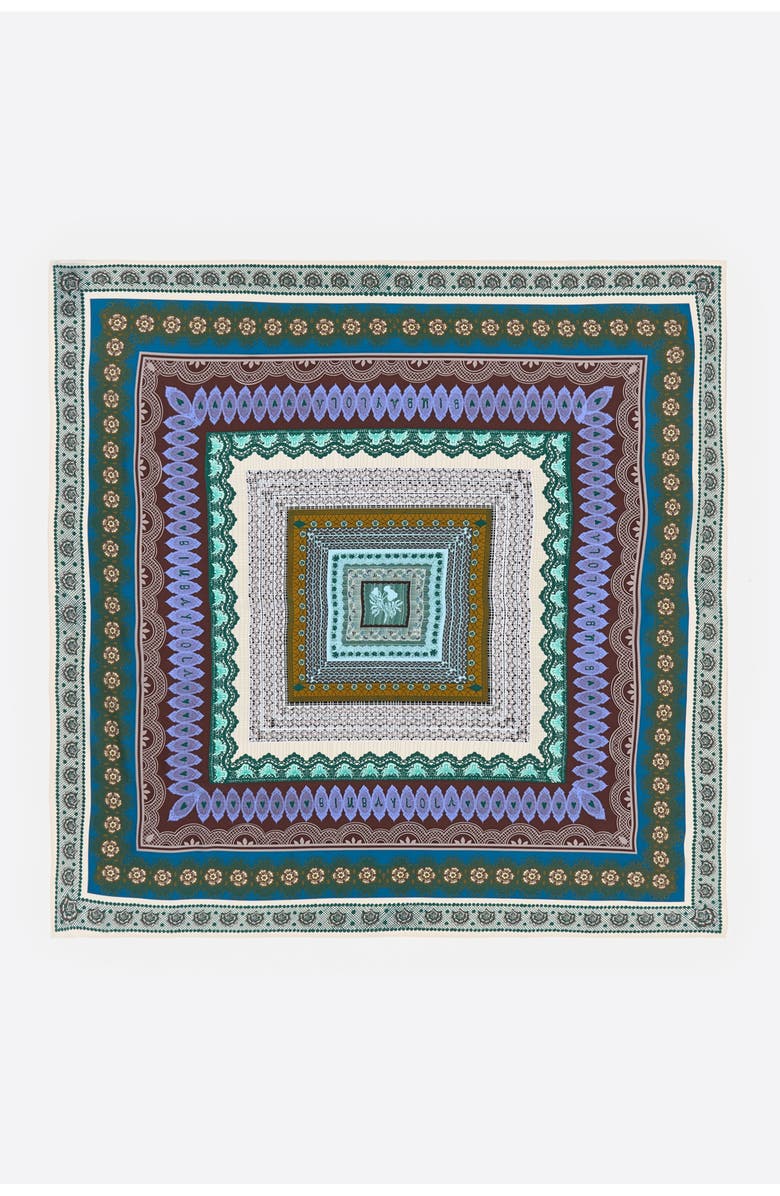 Bimba y Lola Concentric Borders Lace Scarf, Main, color, 