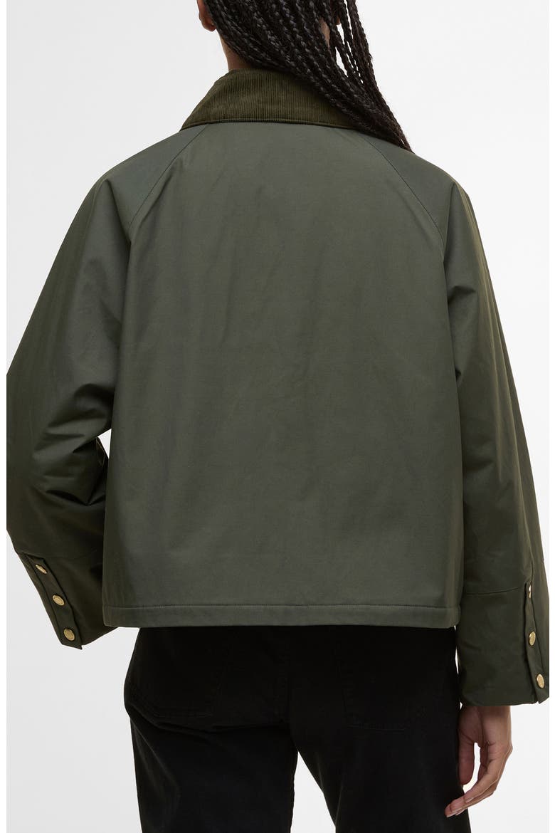 Phoebe Crop Jacket, Alternate, color, OLIVE BROWN