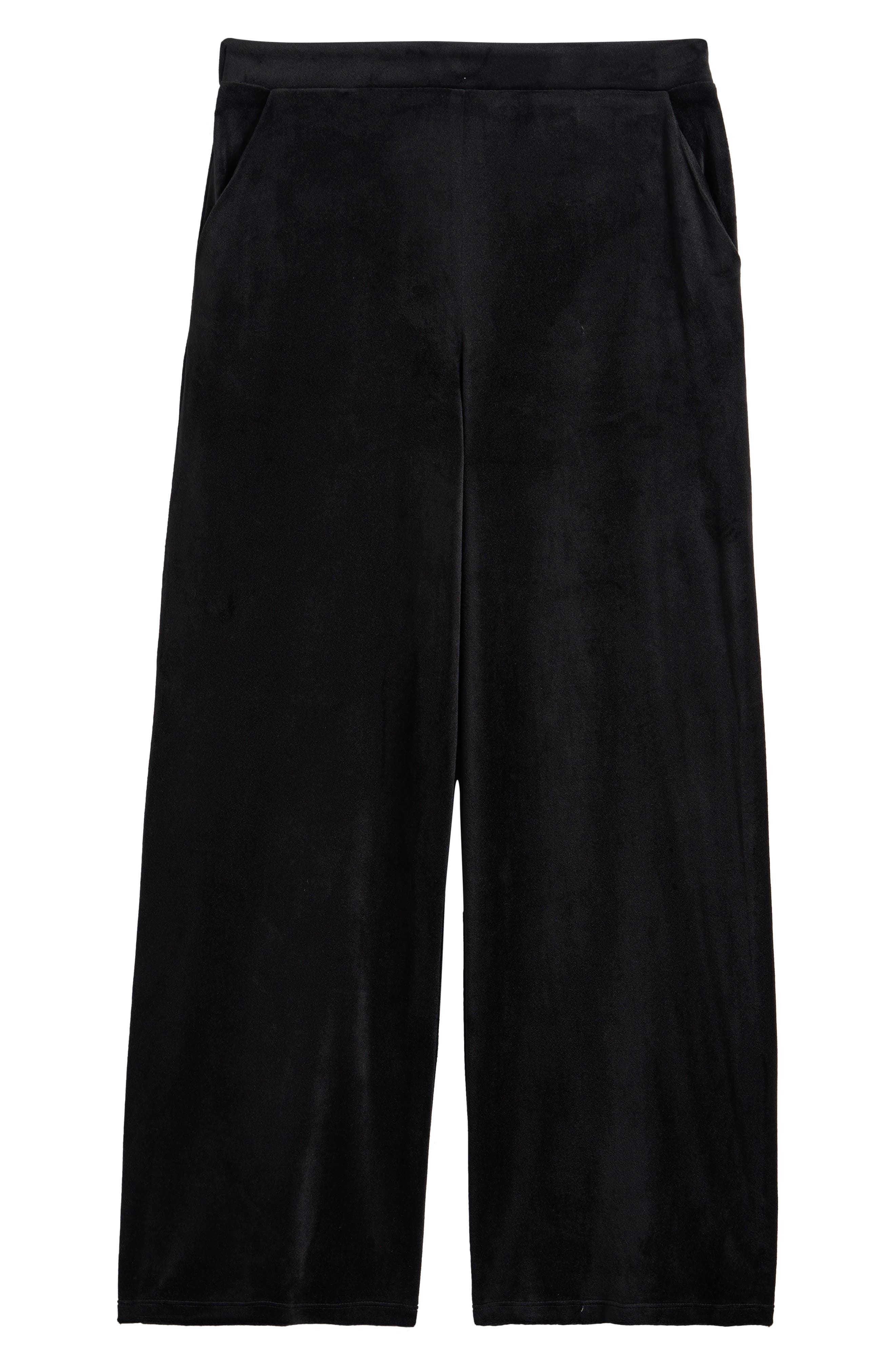 Kids' Stretch Velvet Pull-On Pants