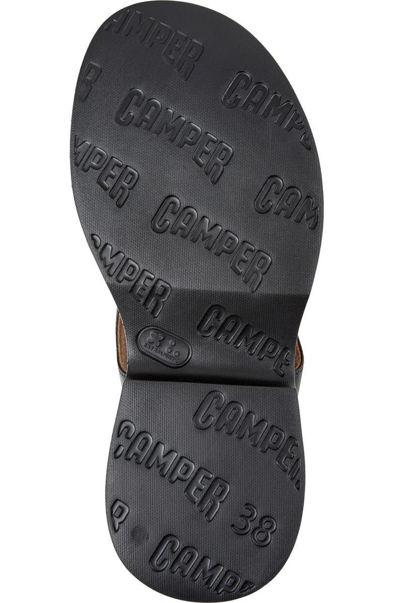 Camper Tasha Platform Thong Sandal, Alternate, color, Black