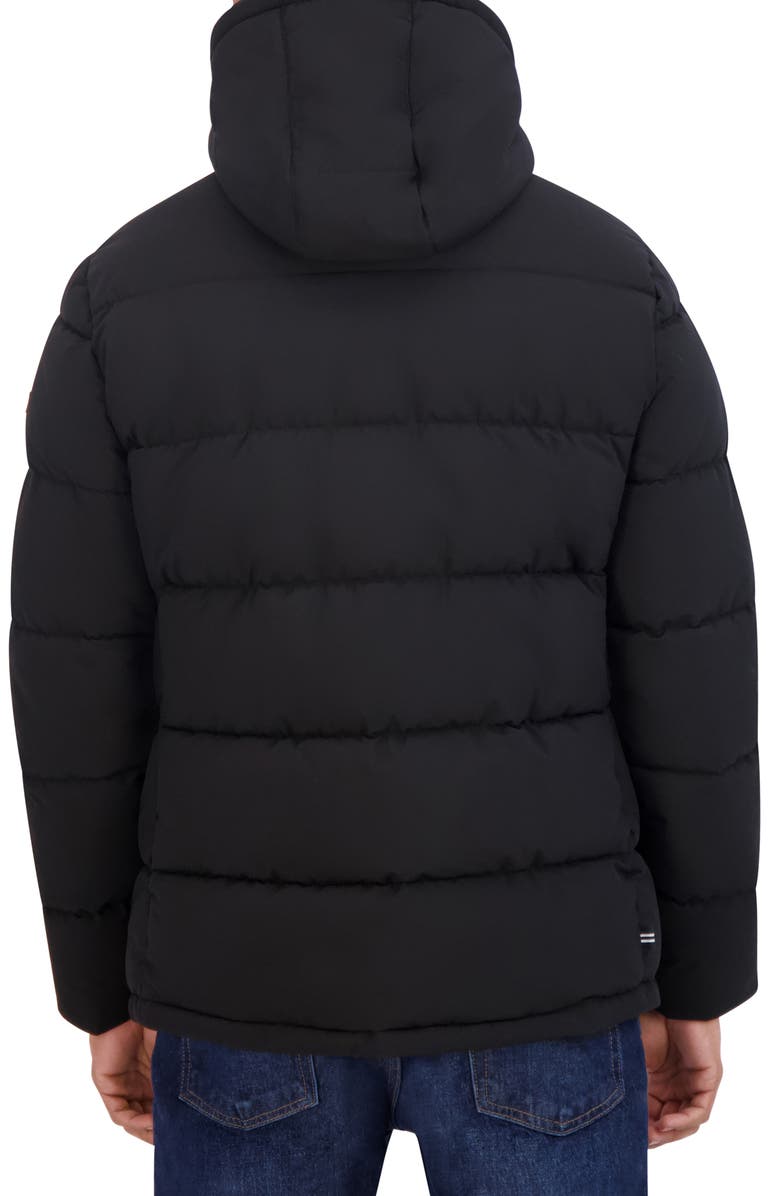 Nautica Hooded Water Resistant Puffer Jacket, Alternate, color,