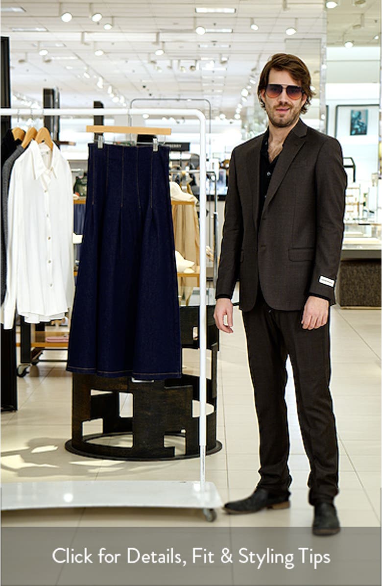 Zeta Denim Midi Skirt, sales video thumbnail