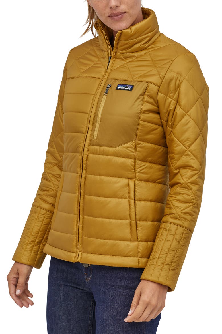 Radalie Water Repellent Thermogreen-Insulated Jacket, Main, color, BUCKWHEAT GOLD