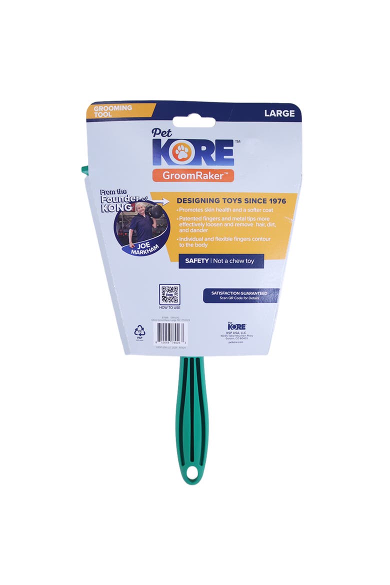 Deshedding Tool For Large Dogs, Alternate, color, Green