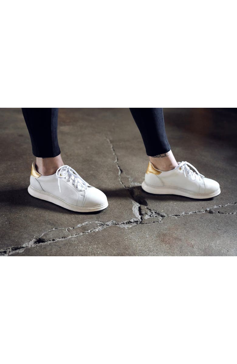 Xena Workwear Rogue Steel Toe Leather Work Sneaker, Alternate, color, White