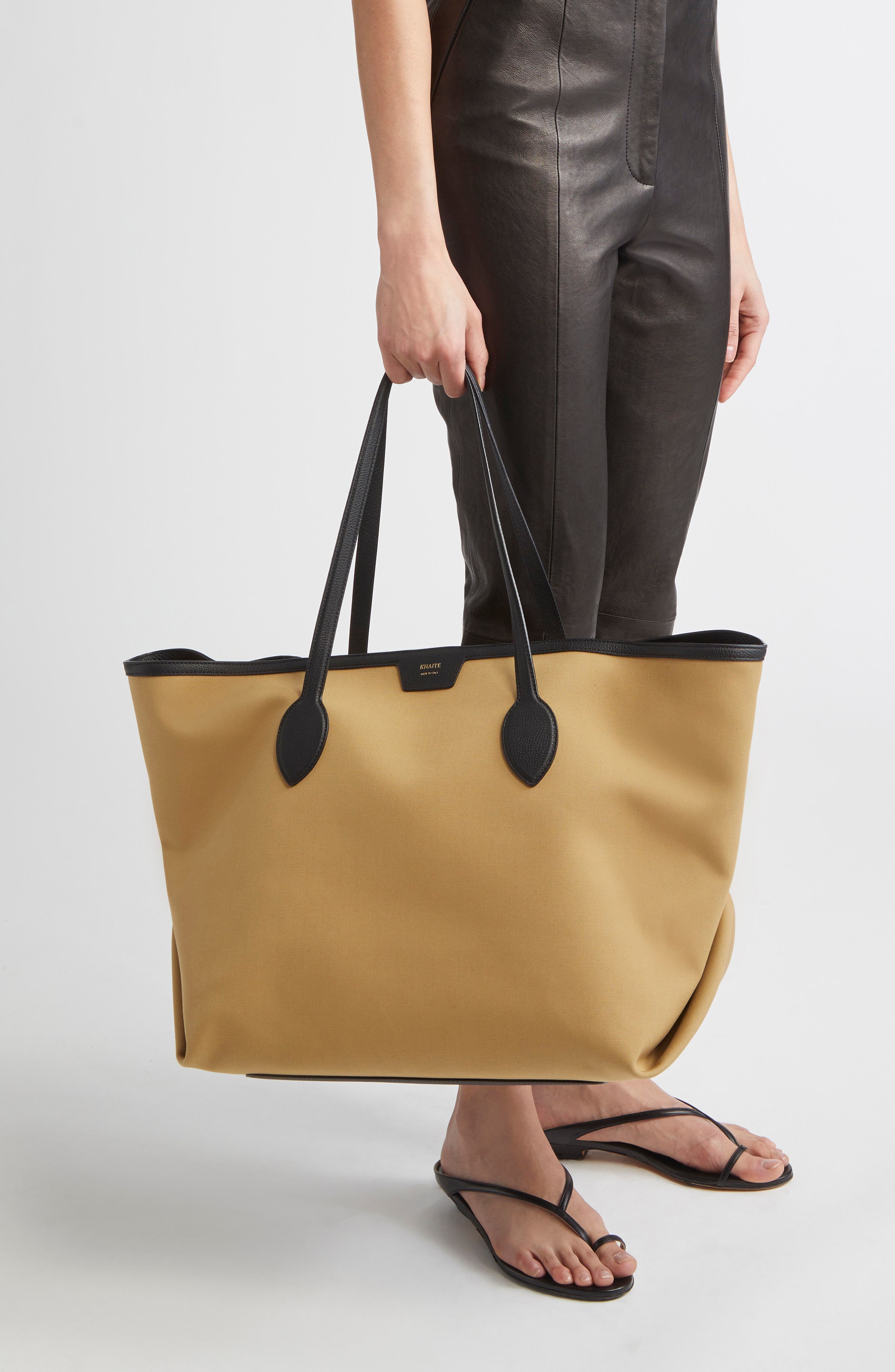 Khaite Medium Amalia Canvas Tote, Alternate, color, 