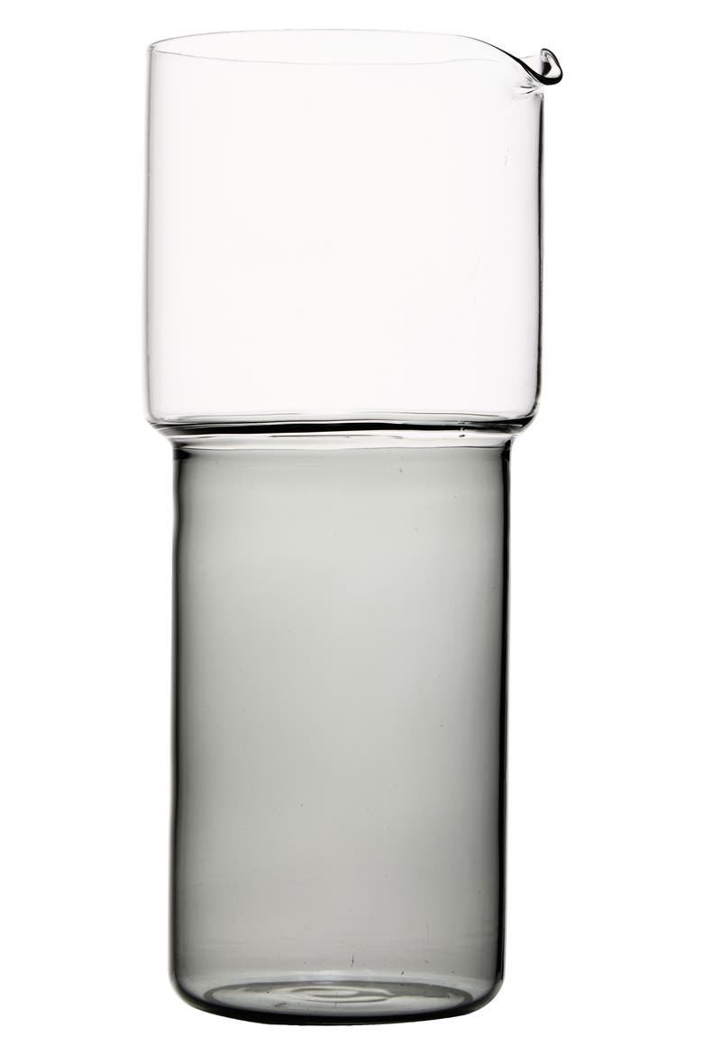 Rye Glass Pitcher, Main, color, CLEAR + SMOKE