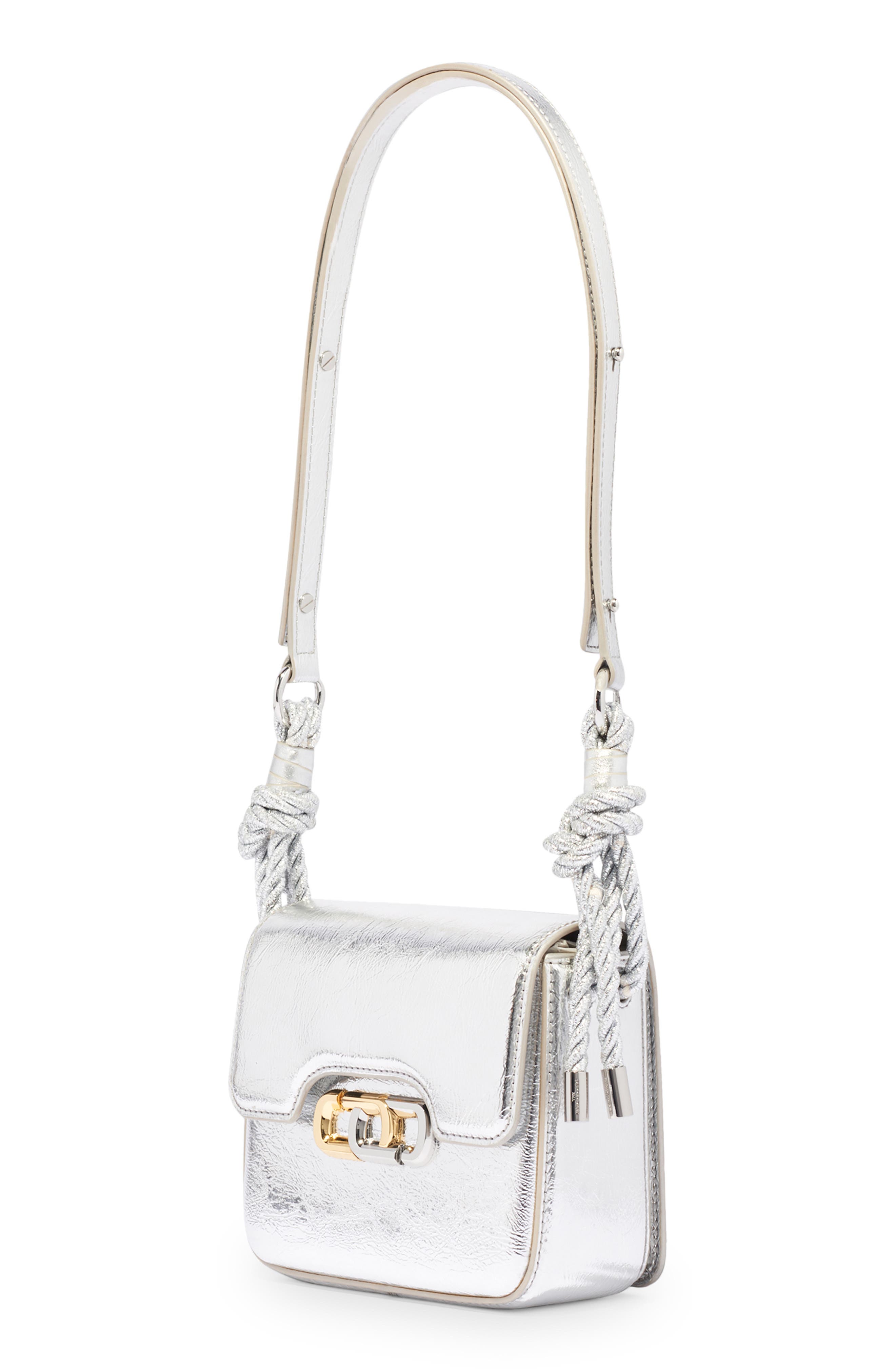 Marc Jacobs The J-Link Mini Metallic Shoulder Bag, Alternate, color, 