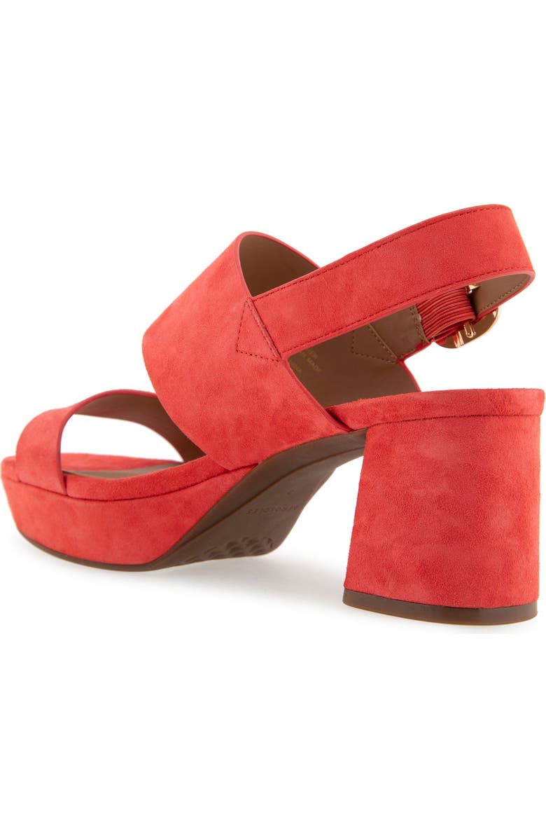 Aerosoles Camera Platform Sandal, Alternate, color, Coral Suede