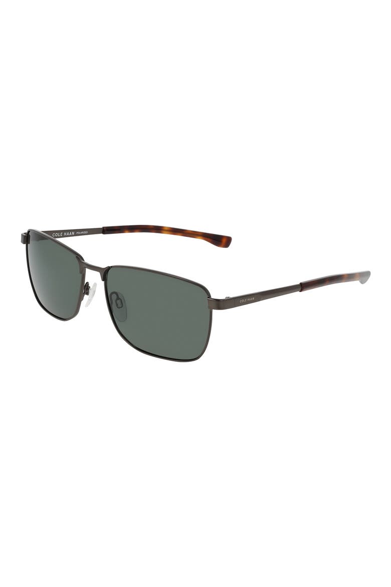 58mm Navigator Sunglasses, Alternate, color, GUNMETAL