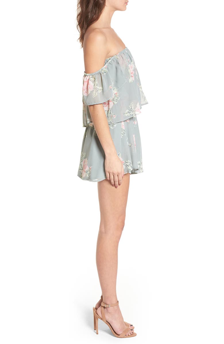Show Me Your Mumu Dixie Off the Shoulder Romper, Alternate, color,