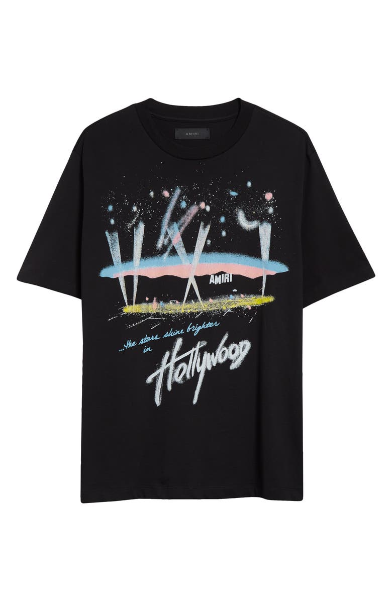 AMIRI Hollywood Lights Cotton Graphic T-Shirt, Alternate, color,