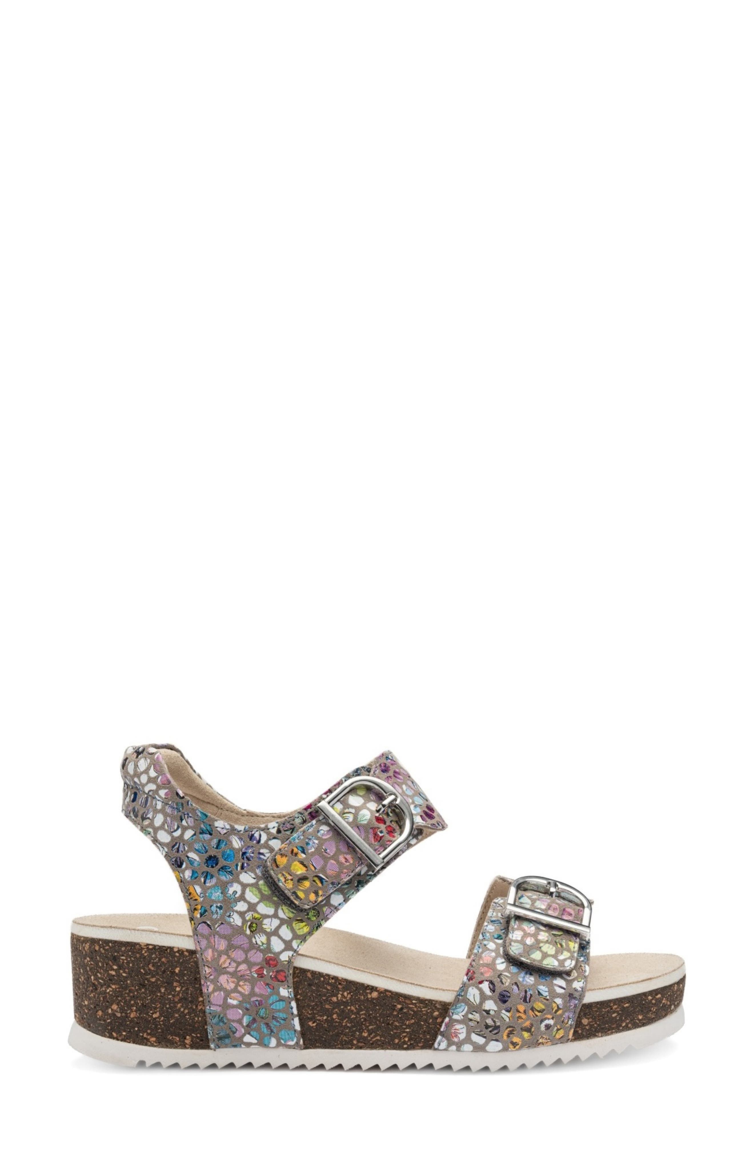 Nova Platform Wedge Sandal, Alternate, color, KONFETTIKID