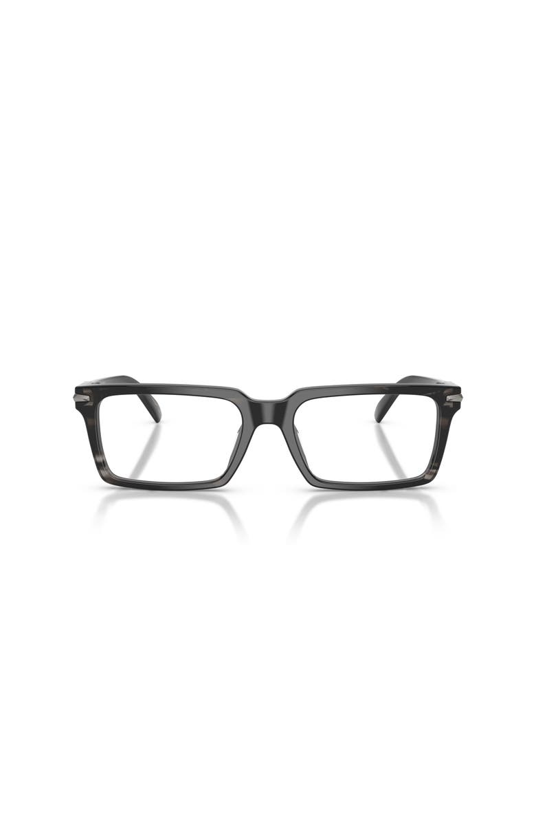 Michael Kors 54mm Rectangle optical glasses, Alternate, color, Black
