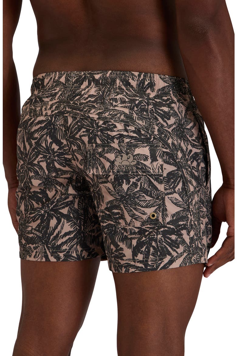Print Swim Trunks, Alternate, color, SAFARI