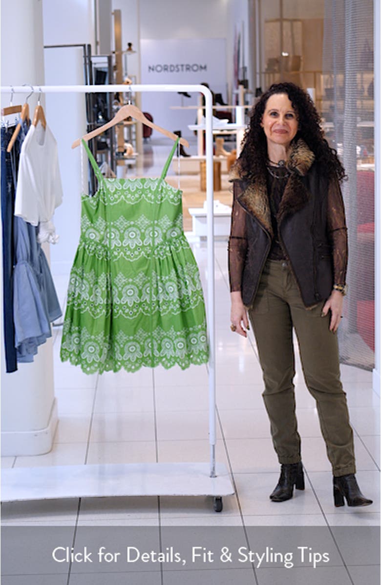 Evelyn Eyelet Lace Sundress, sales video thumbnail