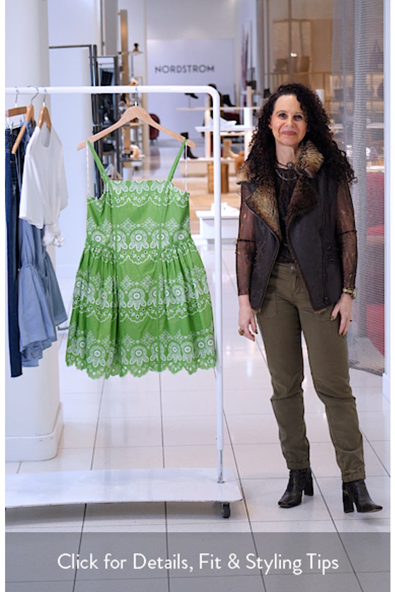 Evelyn Eyelet Lace Sundress video