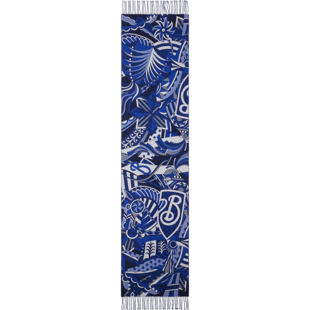 BURBERRY BURBERRY CAROUSEL EKD CASHMERE SCARF