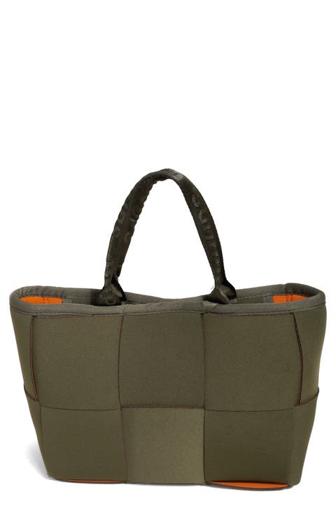 Water Resistant Woven Neoprene Mini Tote Bag