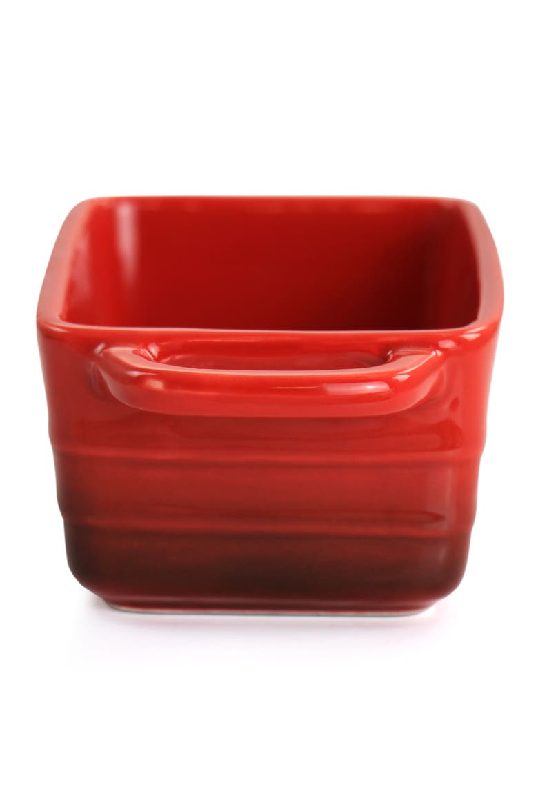 Appleton 6 Piece 12 Ounce Stoneware Mini Loaf Pan Baker Set, Alternate, color, Red