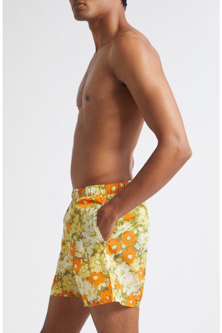 Floral Swim Trucks, Alternate, color, YELLOW MULTI